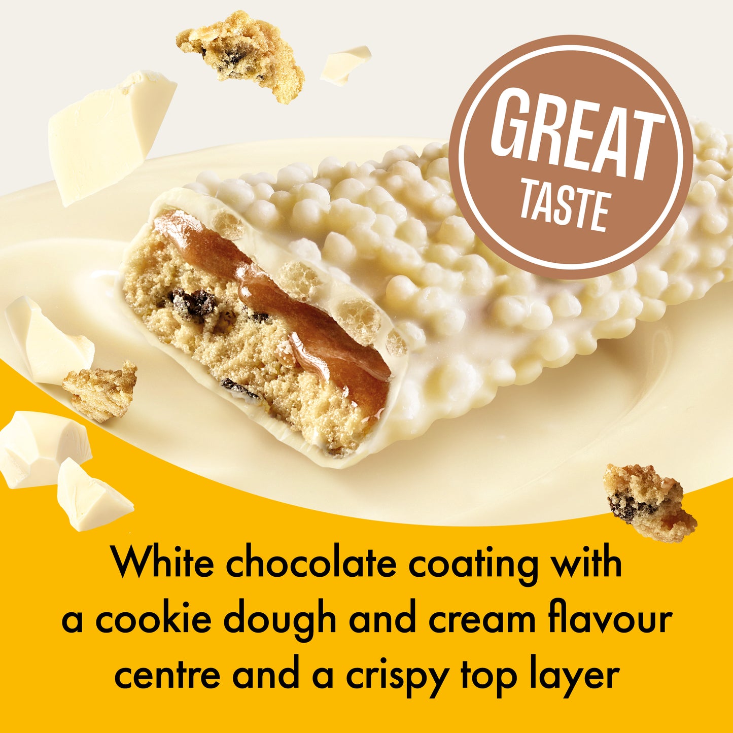 White Chocolate Cookies & Cream Geschmack