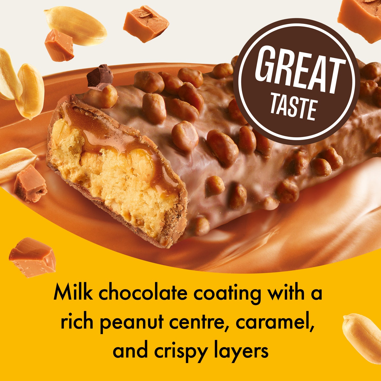 Chocolate Peanut & Caramel Geschmack